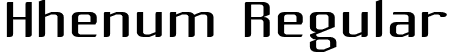 Hhenum Regular font - Hhenum-Regular.otf