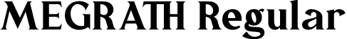 MEGRATH Regular font - MEGRATH.otf