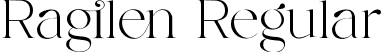 Ragilen Regular font - ragilen.ttf