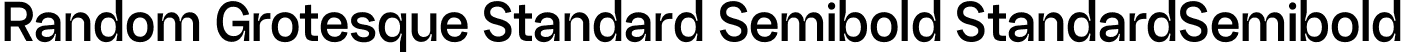 Random Grotesque Standard Semibold StandardSemibold font - RG-StandardSemibold.ttf