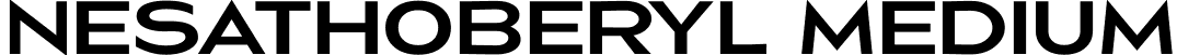 NesathoBeryl Medium font - Nesatho-Beryl.ttf