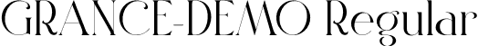 GRANCE-DEMO Regular font - GRANCE-DEMO.otf