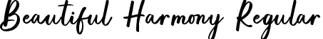 Beautiful Harmony Regular font - Beautiful Harmony.ttf