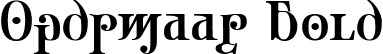 Ondrwaax Bold font - Ondrwaax_b.ttf