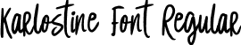 Karlostine Font Regular font - Karlostine Font.otf