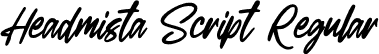 Headmista Script Regular font - Headmista Script.otf