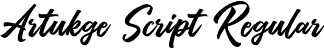 Artukge Script Regular font - Artukge Script.otf