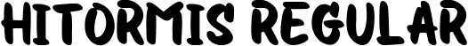 Hitormis Regular font - hitormis.ttf