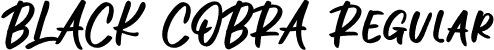 BLACK COBRA Regular font - BLACK COBRA.otf