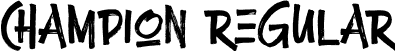 Champion Regular font - Champion.ttf