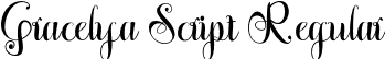 Gracelya Script Regular font - GRACELYA OTF.otf