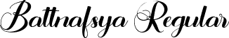 Battnafsya Regular font - ttf Battnafsya.ttf