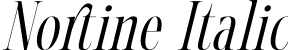 Nortine Italic font - Nortine-Italic.otf