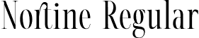 Nortine Regular font - Nortine.otf