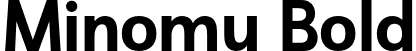 Minomu Bold font - Minomu-Bold.otf