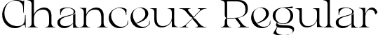 Chanceux Regular font - Chanceux-DOZjE.ttf