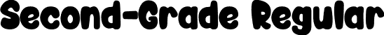 Second-Grade Regular font - Second-Grade.otf