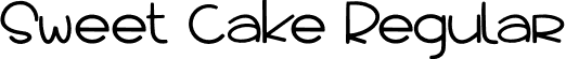 Sweet Cake Regular font - Sweet Cake.ttf