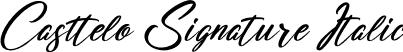 Casttelo Signature Italic font - Casttelo Signature Italic.otf