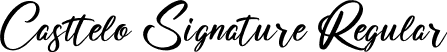 Casttelo Signature Regular font - Casttelo Signature.otf