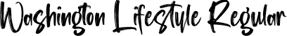 Washington Lifestyle Regular font - Washington Lifestyle.ttf