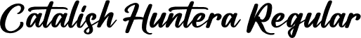 Catalish Huntera Regular font - Catalish Huntera.ttf