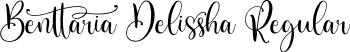 Benttaria Delissha Regular font - Benttaria Delissha.ttf