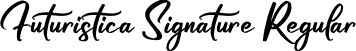 Futuristica Signature Regular font - Futuristica Signature.otf