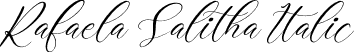 Rafaela Salitha Italic font - Rafaela Salitha Italic.otf