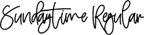 Sundaytime Regular font - Sundaytime.otf