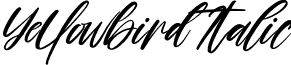 Yellowbird Italic font - Yellowbird Italic.otf