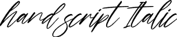 hand script Italic font - hand script italic.ttf