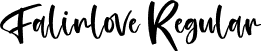 Falinlove Regular font - Falinlove.otf