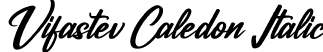 Vifastev Caledon Italic font - Vifastev Caledon Italic.otf