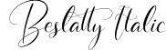 Beslatty Italic font - Beslatty Italic.ttf