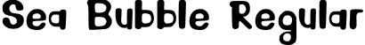 Sea Bubble Regular font - SeaBubble-Regular-BF64f1f5ee1a9b4.ttf