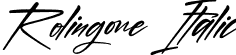 Rolingone Italic font - Rolingone Italic.ttf