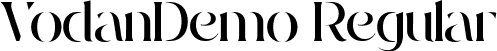 VodanDemo Regular font - Vodan_Demo.ttf