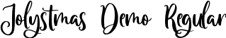 Jolystmas Demo Regular font - Jolystmas Demo Regular.ttf