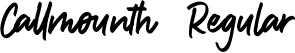 Callmounth Regular font - Callmounth Regular.ttf