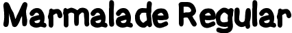 Marmalade Regular font - Marmalade.ttf