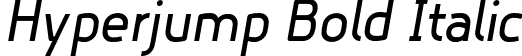 Hyperjump Bold Italic font - Hyperjump Bold Oblique.otf