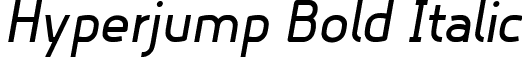 Hyperjump Bold Italic font - Hyperjump Bold Oblique.ttf