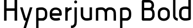 Hyperjump Bold font - Hyperjump Bold.ttf