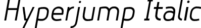 Hyperjump Italic font - Hyperjump Regular Oblique.otf