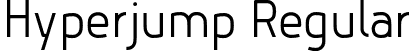 Hyperjump Regular font - Hyperjump Regular.otf