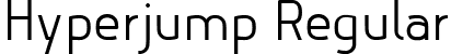 Hyperjump Regular font - Hyperjump Regular.ttf