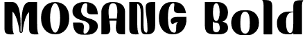 MOSANG Bold font - MOSANG-Bold.otf