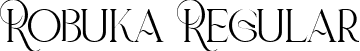 Robuka Regular font - Robuka-Demo.ttf