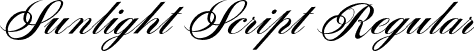 Sunlight Script Regular font - Sunlight Script Free.otf